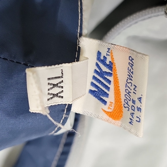 Nike Blue Zippered Hoodie Vintage Size XXL - Picture 10 of 10